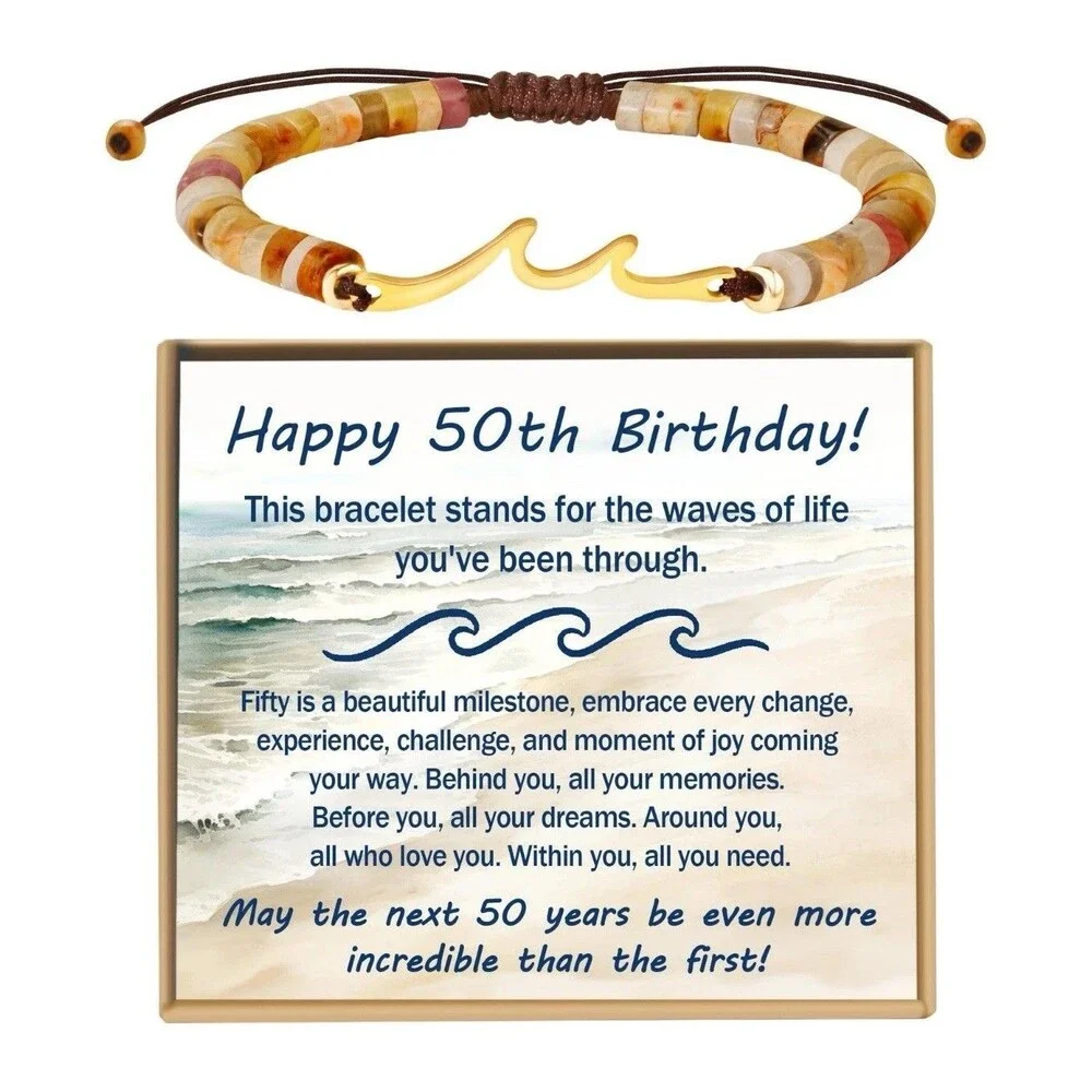 Sereney 50th Happy Birthday Gifts for Girls, Handmade...